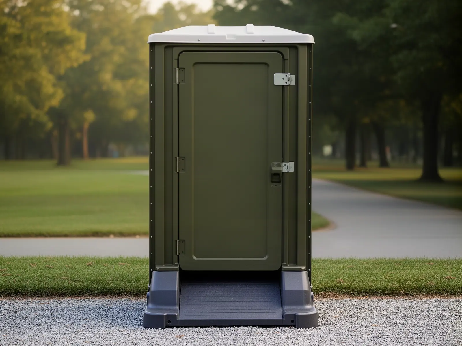 Clean porta potty unit from Machado's Porta Potties & Restroom Trailers in Tampa, FL